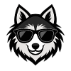Wolf hipster sunglasses