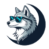 Wolf-Verspielte Sonnenbrille