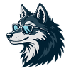 Stylish Wolf Sonnenbrille