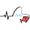 Puls Angelrute Fisch Farbig