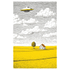 UFO Over the Yellow Field