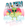 Alien Beam Me till 80-talets retro 80er Jahre Sci Fi