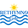 Rethymno Crete Waves Sun Logo