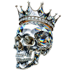 Crystal Skull King Diamond Crown