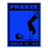 Freeze Hold It '84 Retro Fitness Affisch