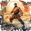 Karate Warrior in Firestorm