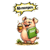 Funny Pig Diet Saying Gift