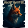 Fuchs im Nachtwald