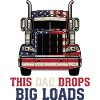 Trucker US Semi Truck Driver Dad