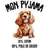 Pyjama Chien Cocker Drôle