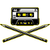 Cassette and Pencils