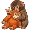 Monkey Punch Monkey Cute Gift