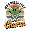 Shamrock Charm Retro Luck