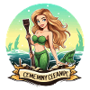 Green Mermaid Beach Painter