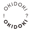 Okidoki Kreis Typografie