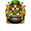 Beagle Leprechaun St. Patrick's Day