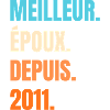 Bester Ehemann seit 2011 Geschenk-Ehemann