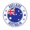 Adelaide Australia Round Emblem