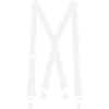 White suspenders illustration