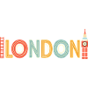 Multicoloured retro London