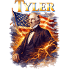 Tyler Sturmheld mit Flagge