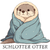 Schlotter Otter im Wintermodus