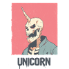 Unicorn Skull
