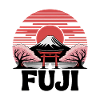 Fuji Torii Sakura au Soleil