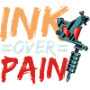Ink Over Pain Tattoo Machine Design