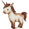 Petite licorne mignonne