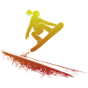Snowboarder Slopestyle Action Freestyle Jump