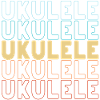 Ukulele typography