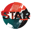 Star Grunge Circle Design