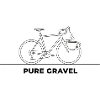 Pure Gravel Bike Coffee Line Art
