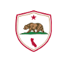 California Bears in Shield Flag