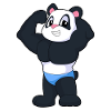 Panda Bodybuilder Bodybuilding Sport