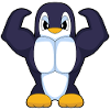 Penguin Bodybuilder Bodybuilding Sport