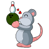 Mouse Bowling Bowling Ball Pin