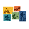 Gitarrengrunge Farbblöcke