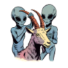 Aliens abduct goat