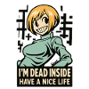 Dead Inside Cartoon Tee