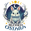Happy Easter Ostara Rabbit Pagan