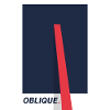 Oblique. Modern Typography Statement