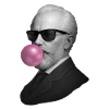 Retro Gentleman with Bubblegum
