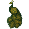Royal Peacock Ornamental Mandala