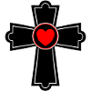 Cross with Heart