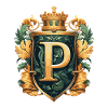 P Letter Name Crown