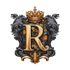 R Letter Name Crown