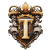 T Letter Name Crown