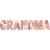 Grandma Patchwork Blumen Muster Geschenk
